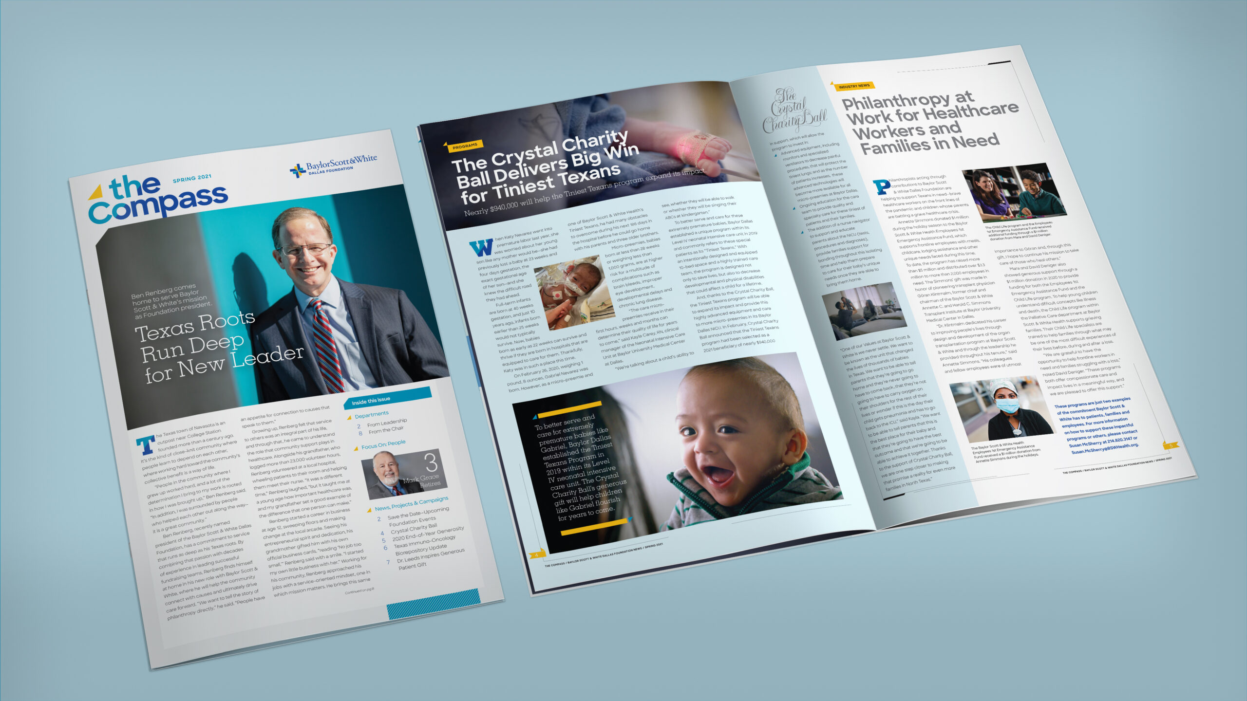 The Compass Newsletter Redesign RSW Creative