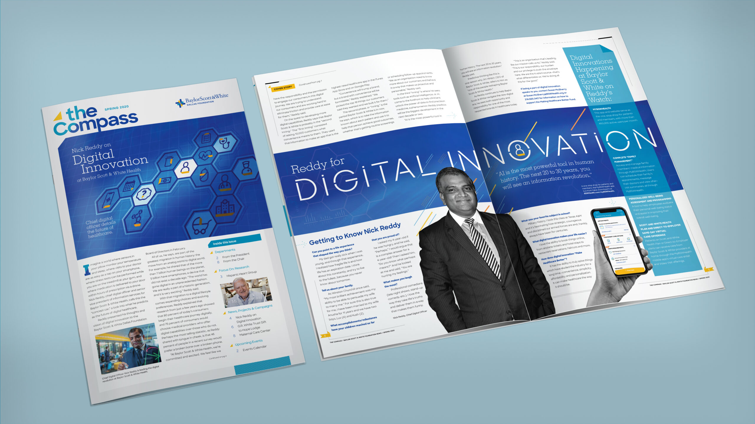 The Compass Newsletter Redesign RSW Creative