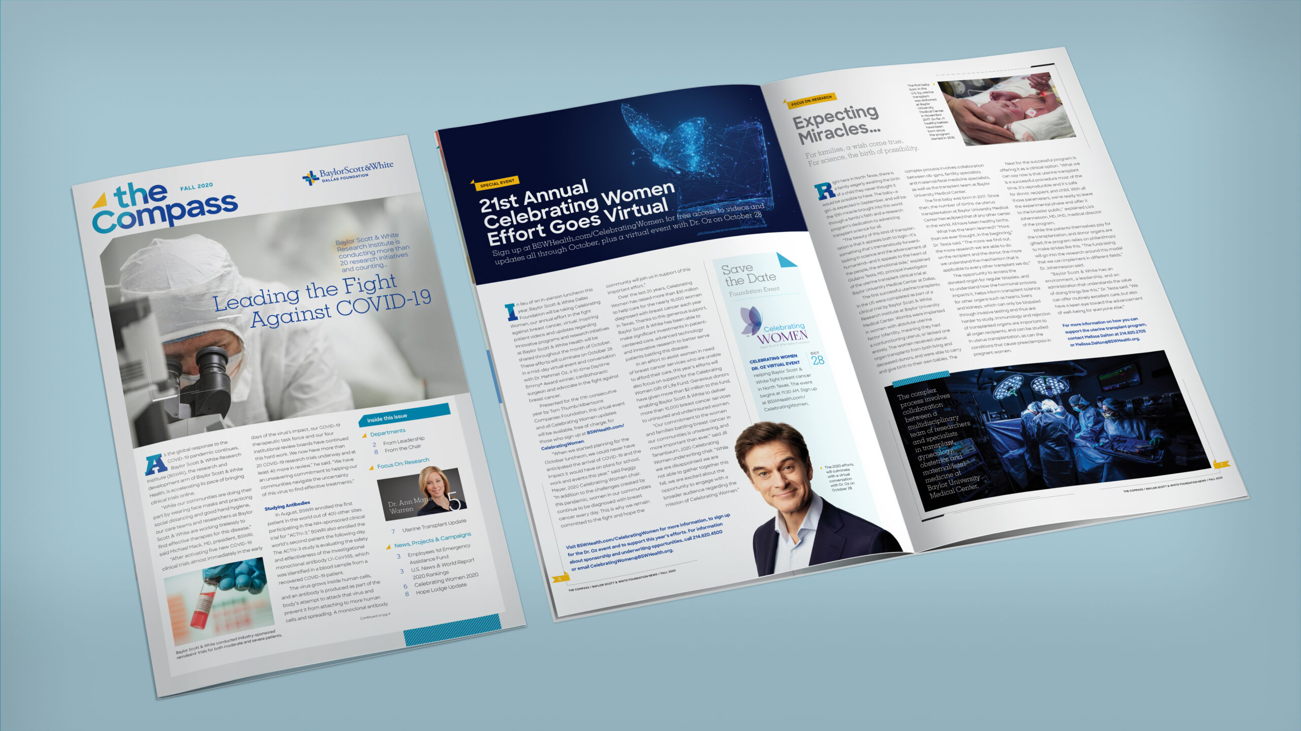 The Compass Newsletter Redesign RSW Creative